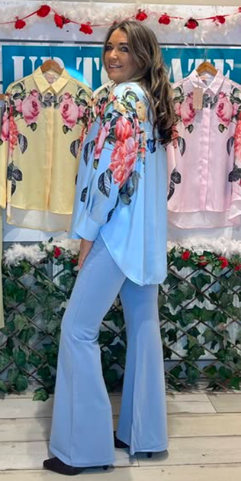 Fleurige Bloemenblouse