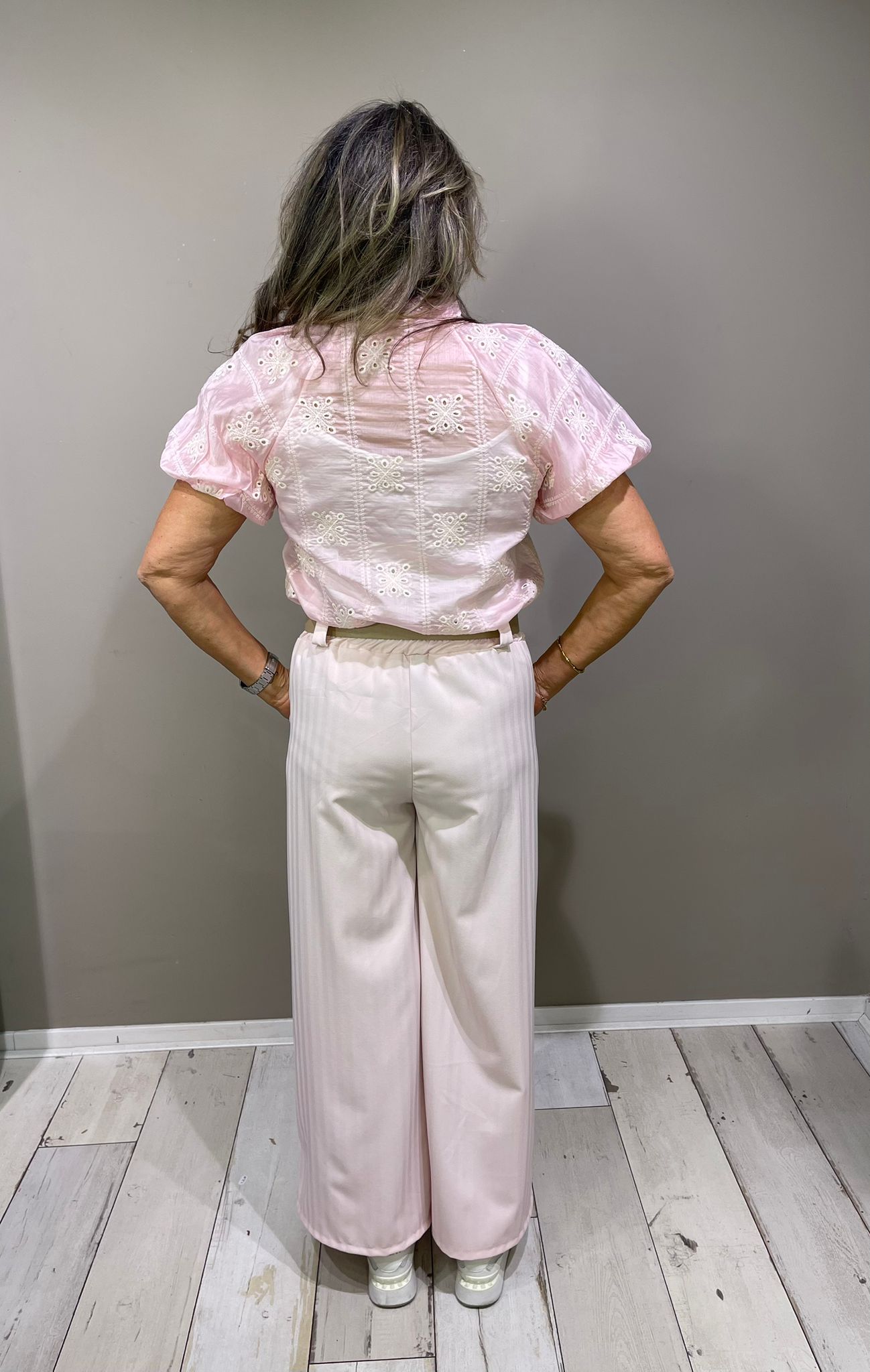 Blouse Korte Pofmouw