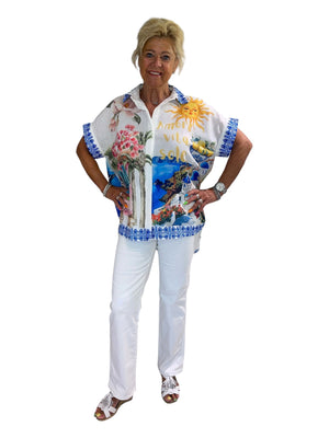 Blouse met print