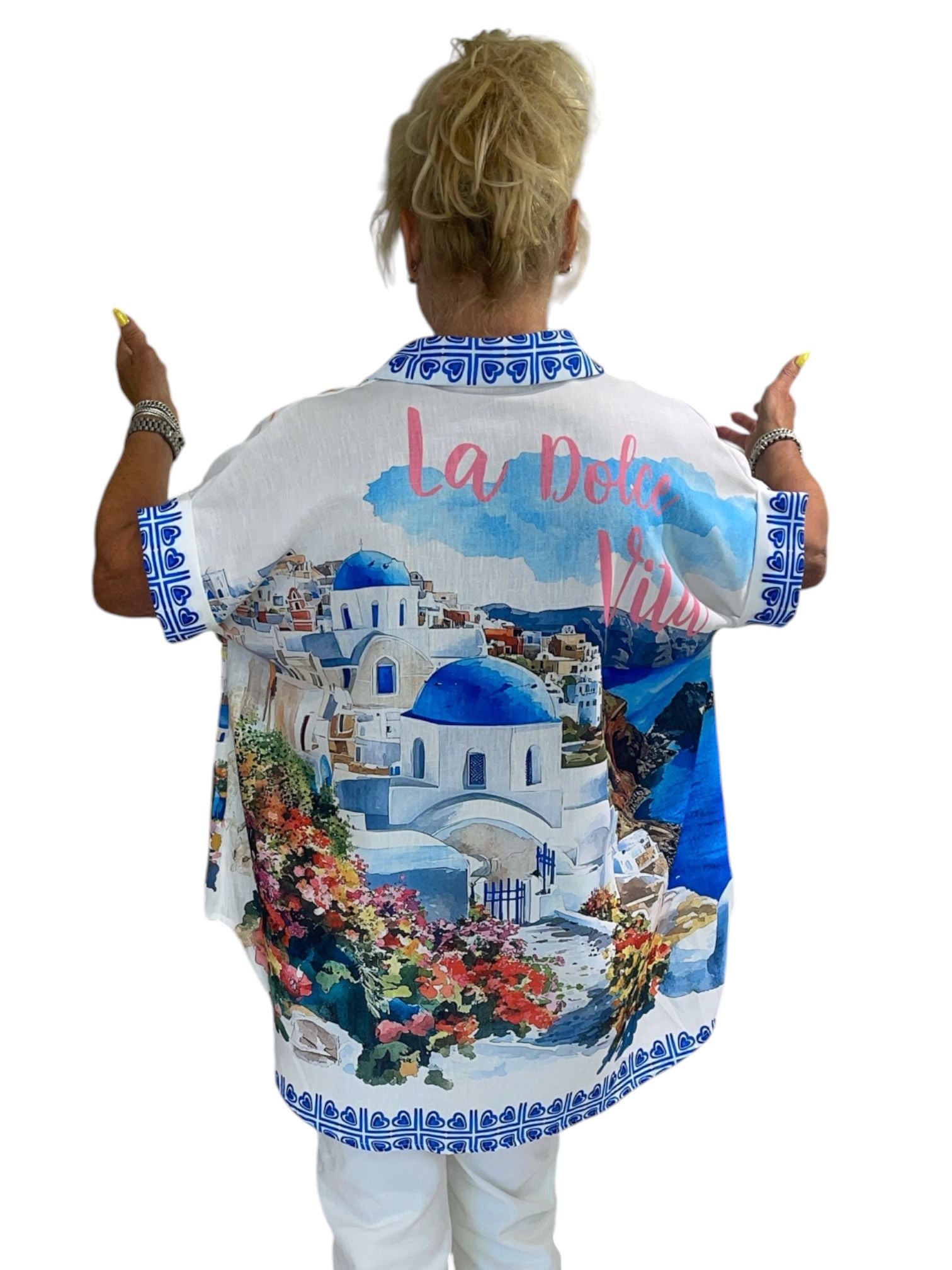 Blouse met print