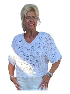 Katoenen gehaakt truitje