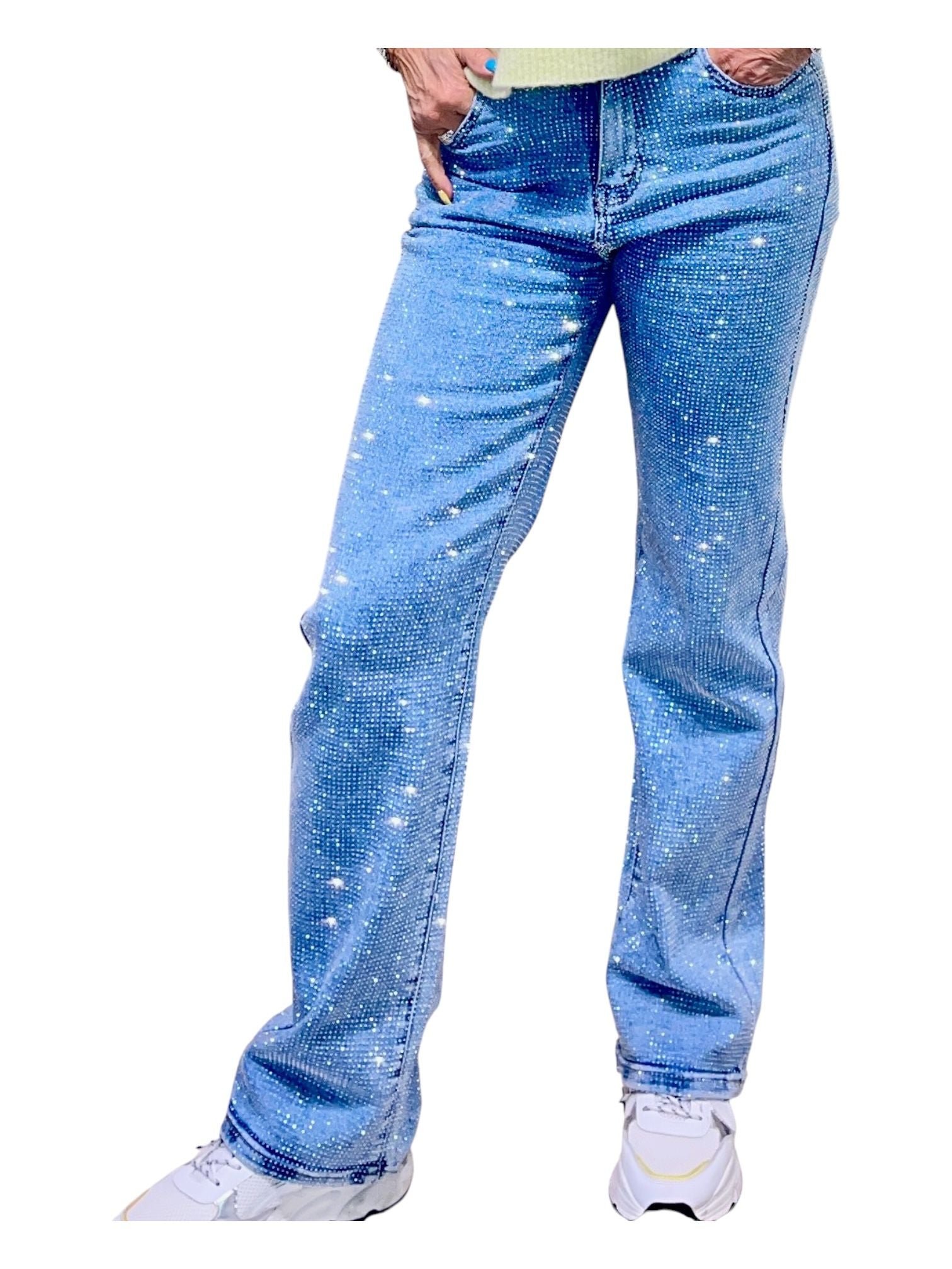 jeans met glitters